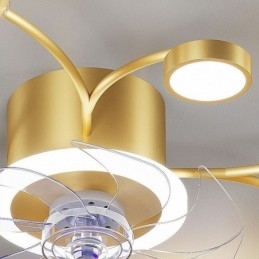 Lámpara de techo con ventilador creativo y lámpara de techo