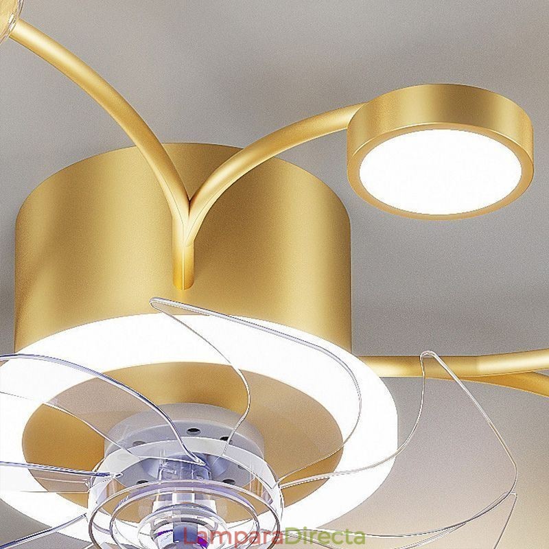 Lámpara de techo con ventilador creativo y lámpara de techo