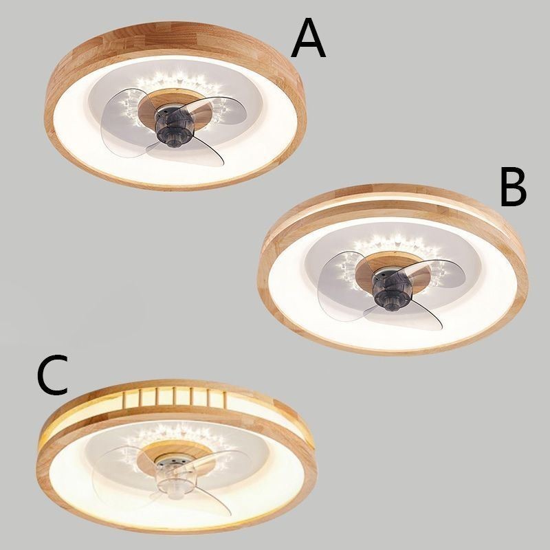 Ventilador de techo con inversor moderno y luces, control remoto, lámpara de techo