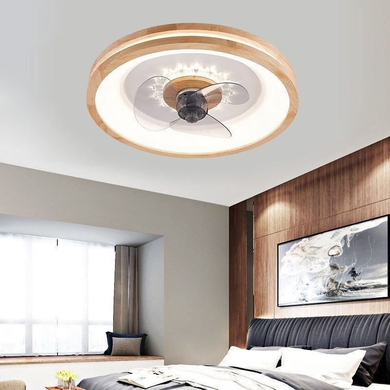 Ventilador de techo con inversor moderno y luces, control remoto, lámpara de techo
