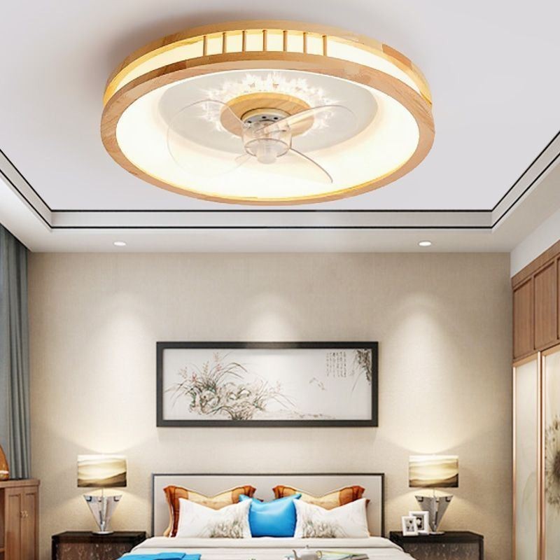Ventilador de techo con inversor moderno y luces, control remoto, lámpara de techo