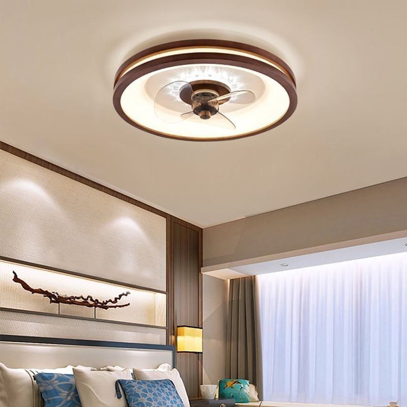 Lámpara de ventilador de techo con inversor moderno y control remoto