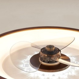 Lámpara de ventilador de techo con inversor moderno y control remoto