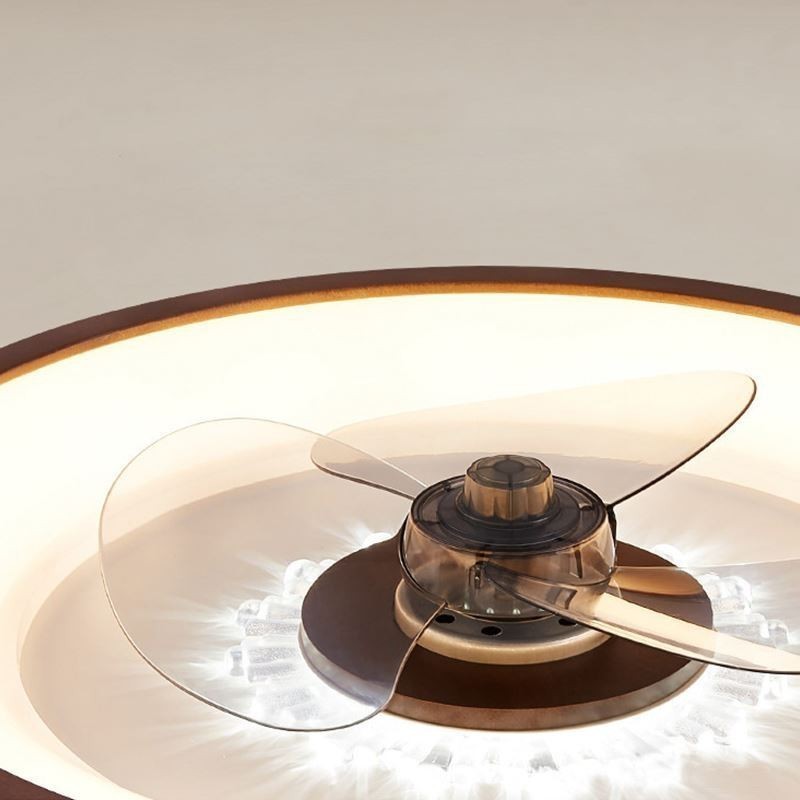 Lámpara de ventilador de techo con inversor moderno y control remoto