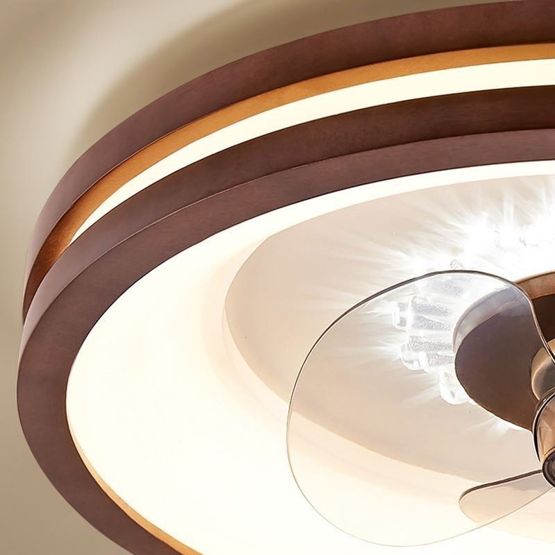Lámpara de ventilador de techo con inversor moderno y control remoto