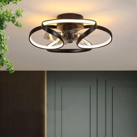 Ventilador de techo único y luz Ventilador de techo moderno con luces Ventilador de techo único y luz Ventilador de techo moderno con luces