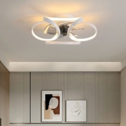Ventilador de techo único y luz Ventilador de techo moderno con luces
