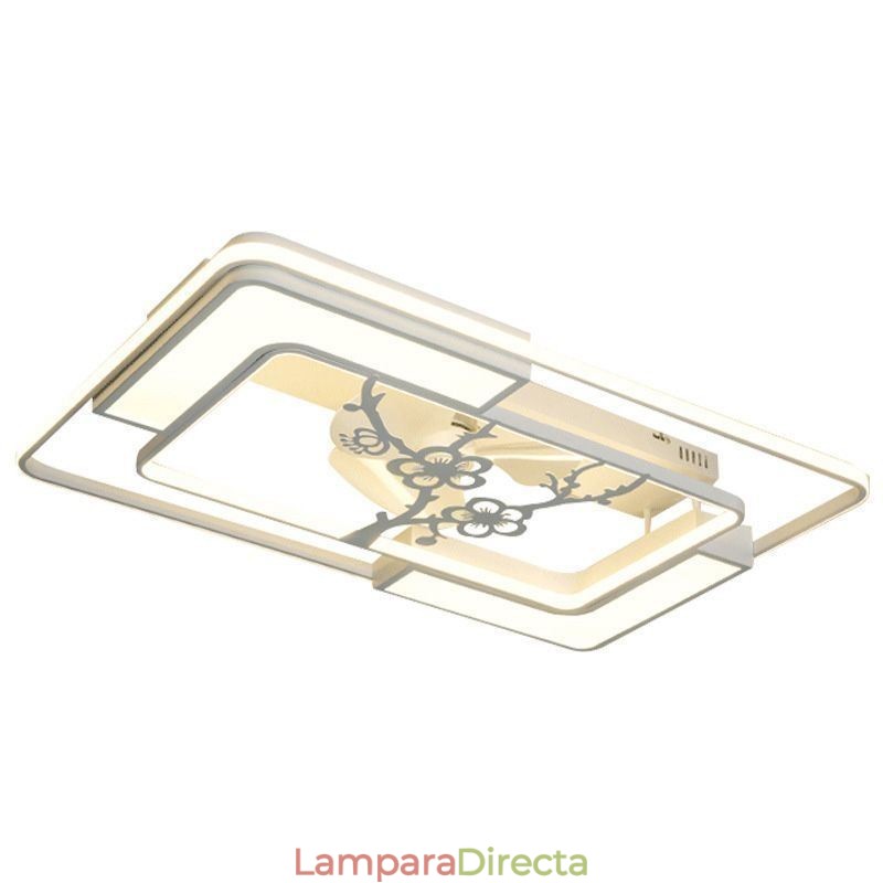 Lámparas de techo rectangulares modernas para ventiladores