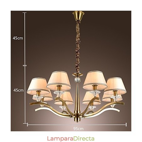 Lámpara de araña de metal de latón estilo isla de campo vintage rústica clásica contemporánea moderna Lámpara de araña de metal de latón estilo isla de campo vintage rústica clásica contemporánea moderna
