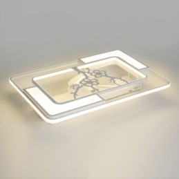 Lámparas de techo rectangulares modernas para ventiladores