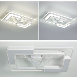 Lámparas de techo rectangulares modernas para ventiladores
