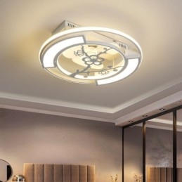 Ventiladores de techo de estilo europeo con luz