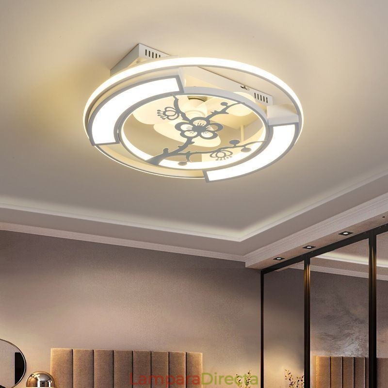 Ventiladores de techo de estilo europeo con luz