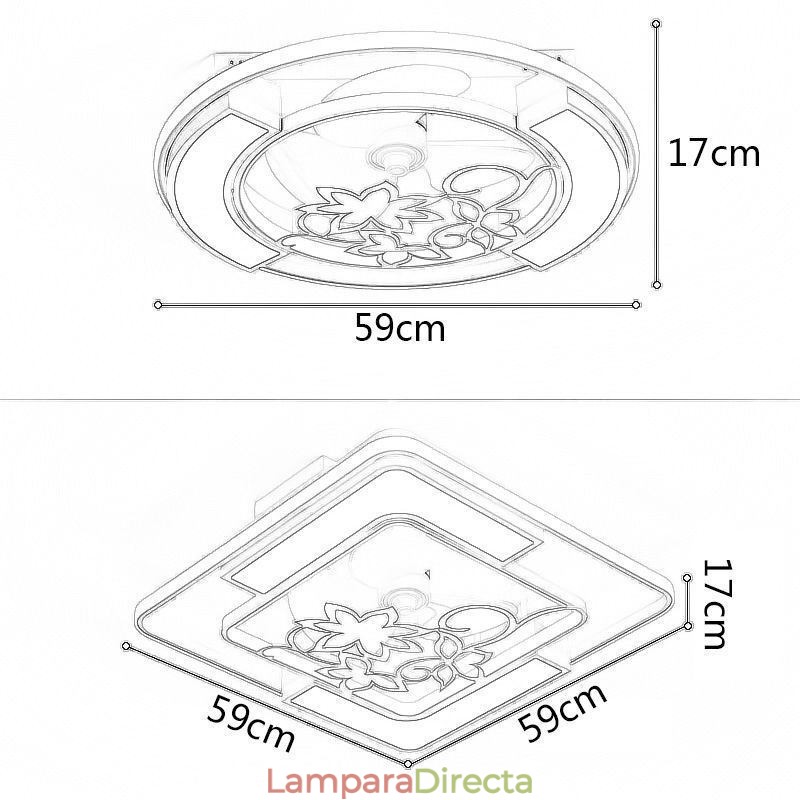 Ventiladores de techo de estilo europeo con luz