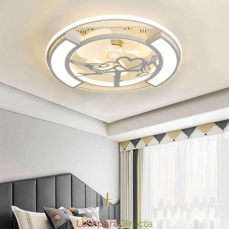 Ventiladores de techo de estilo europeo con luz