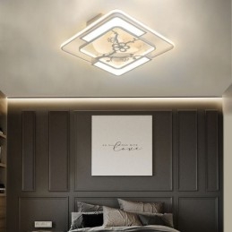 Ventiladores de techo de estilo europeo con luz