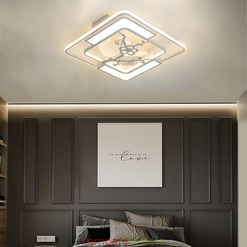 Ventiladores de techo de estilo europeo con luz