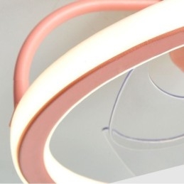 Lámpara de techo creativa con ventilador de dibujos animados para niños