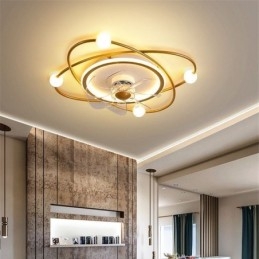 Ventiladores de techo modernos Iluminación interior Comedor