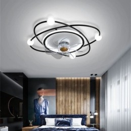 Ventiladores de techo modernos Iluminación interior Comedor