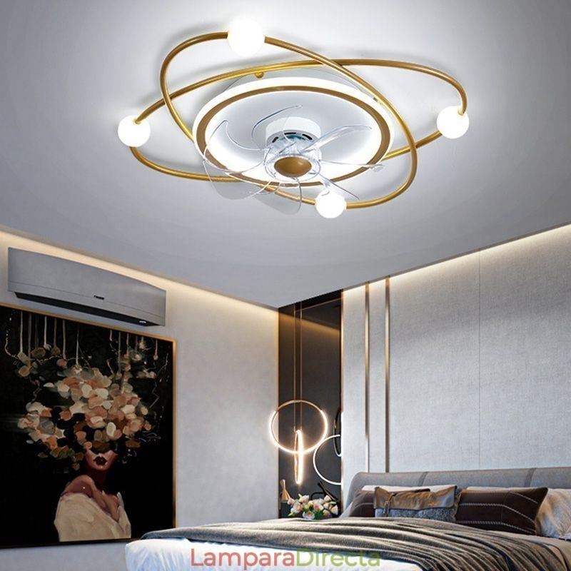 Ventiladores de techo modernos Iluminación interior Comedor