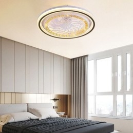 Ventilador de techo inteligente con luz decorativa y atenuación continua