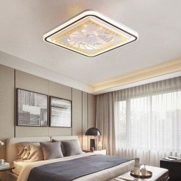 Ventilador de techo inteligente con luz decorativa y atenuación continua