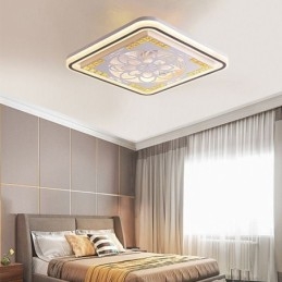 Ventilador de techo inteligente con luz decorativa y atenuación continua