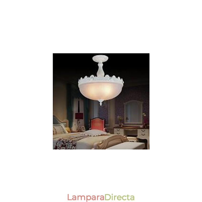 Lámpara empotrada tradicional clásica vintage retro de metal