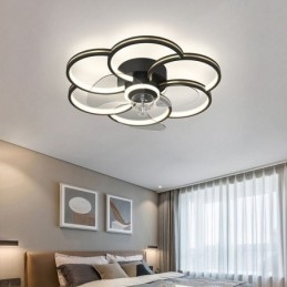 Ventiladores de techo con luces Lámpara de araña Ventilateur