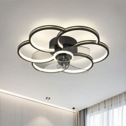 Ventiladores de techo con luces Lámpara de araña Ventilateur