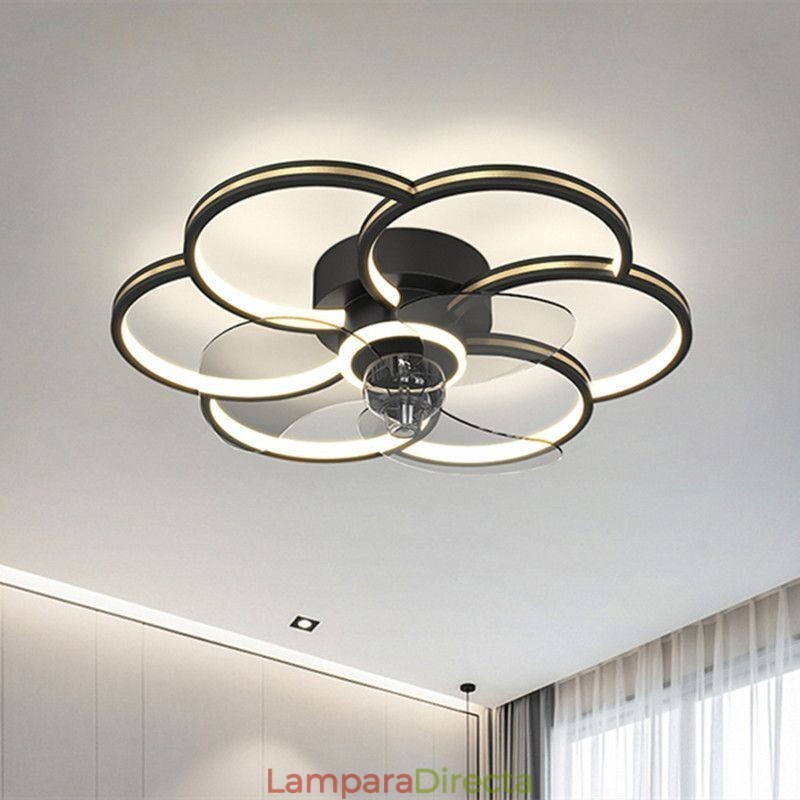 Ventiladores de techo con luces Lámpara de araña Ventilateur