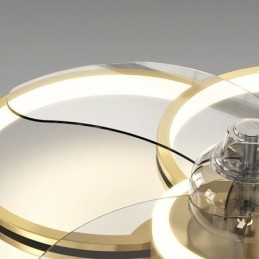 Ventiladores de techo con luces Lámpara de araña Ventilateur