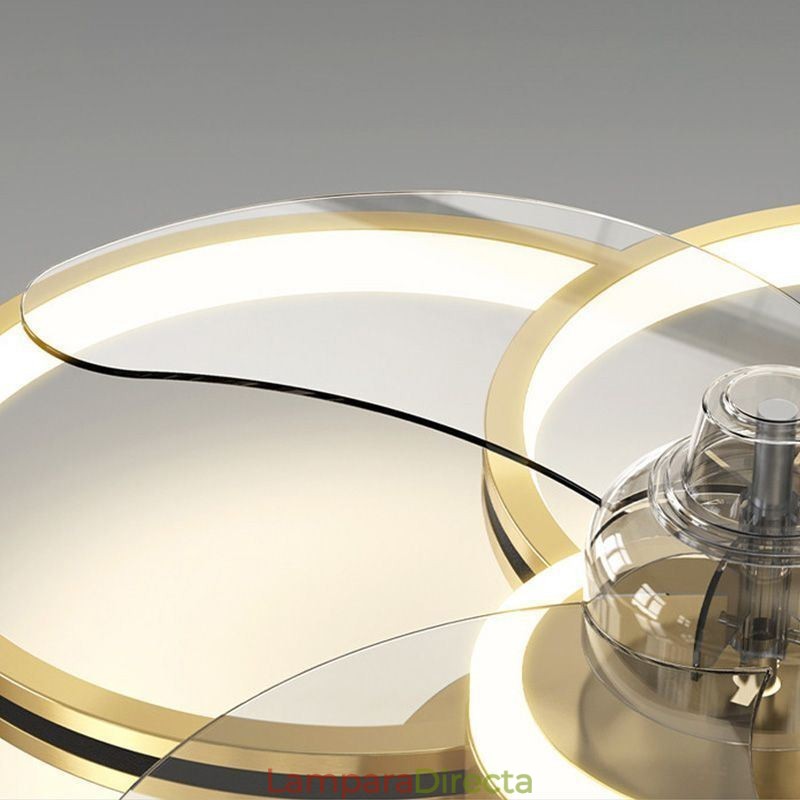 Ventiladores de techo con luces Lámpara de araña Ventilateur