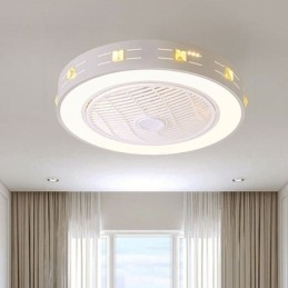 Ventilador de techo ultrafino con luz invisible