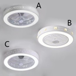 Ventilador de techo ultrafino con luz invisible