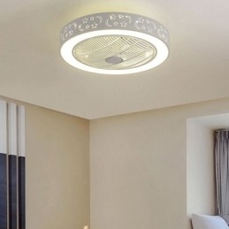 Ventilador de techo ultrafino con luz invisible