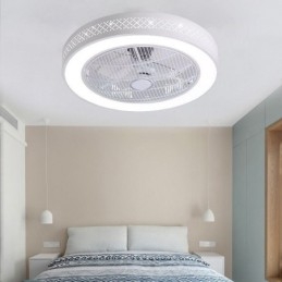 Ventilador de techo ultrafino con luz invisible