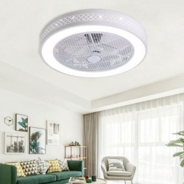 Ventilador de techo ultrafino con luz invisible