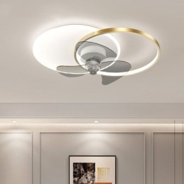 Lámpara de ventilador de techo, accesorios de iluminación Art Déco modernos