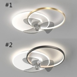 Lámpara de ventilador de techo, accesorios de iluminación Art Déco modernos
