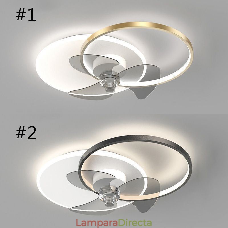 Lámpara de ventilador de techo, accesorios de iluminación Art Déco modernos