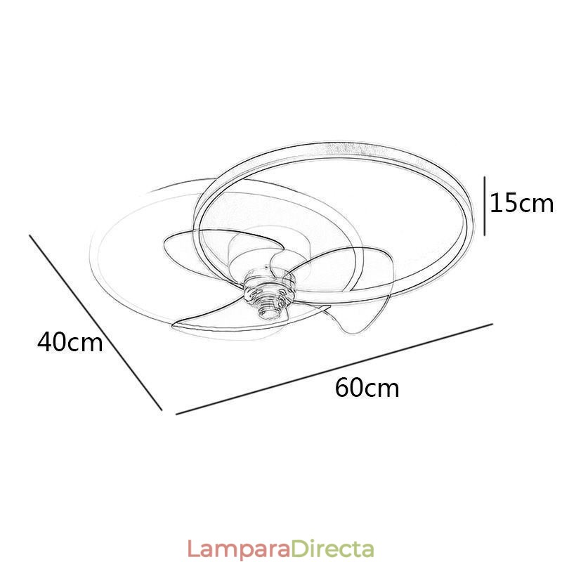 Lámpara de ventilador de techo, accesorios de iluminación Art Déco modernos