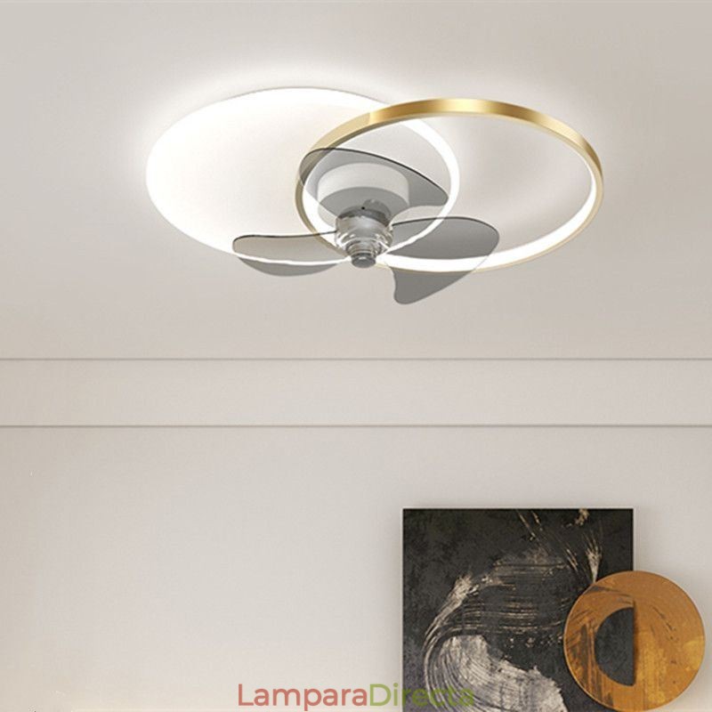 Lámpara de ventilador de techo, accesorios de iluminación Art Déco modernos