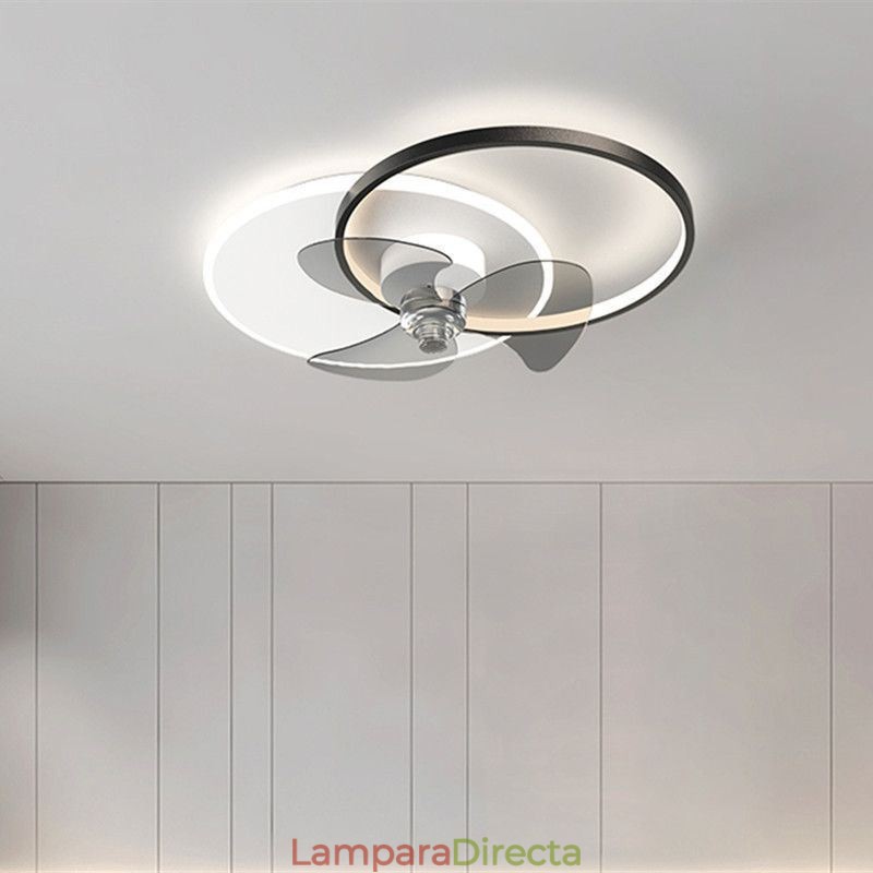 Lámpara de ventilador de techo, accesorios de iluminación Art Déco modernos