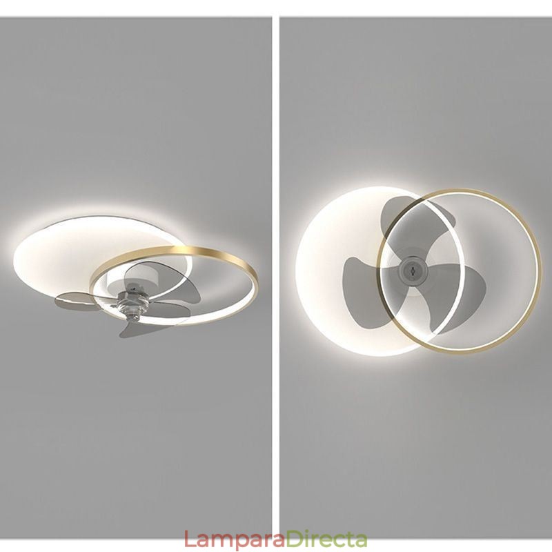 Lámpara de ventilador de techo, accesorios de iluminación Art Déco modernos