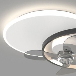 Lámpara de ventilador de techo, accesorios de iluminación Art Déco modernos