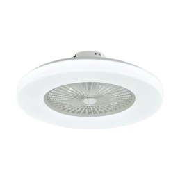 Ventilador de techo con luz tricromática y atenuación de 3 velocidades con control remoto
