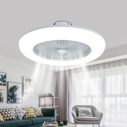 Ventilador de techo con luz tricromática y atenuación con control remoto de 3 velocidades