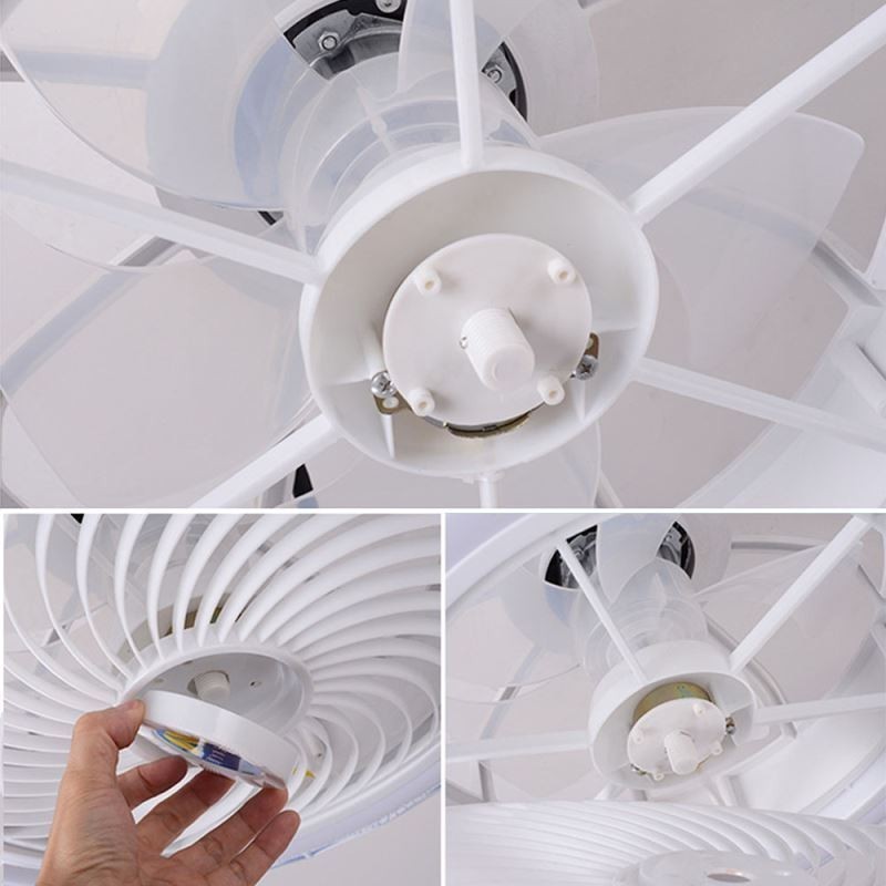 Ventilador de techo redondo de 3 velocidades con control remoto